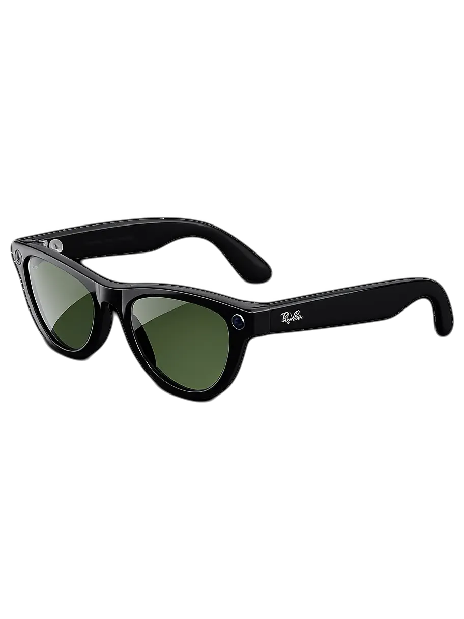 Ray-Ban | Meta Headliner (2세대) 스탠다드, 로우 브릿지 3D preview