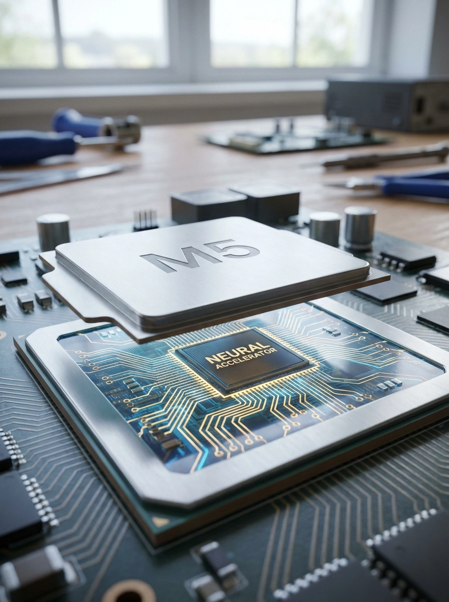 Apple M5 Chip GPU core with Neural Accelerator