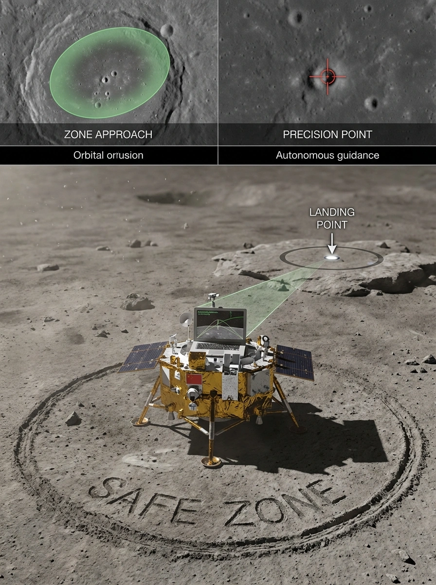 Moon's far side terrain visualization