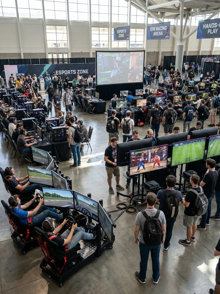 Palco de torneio de esports