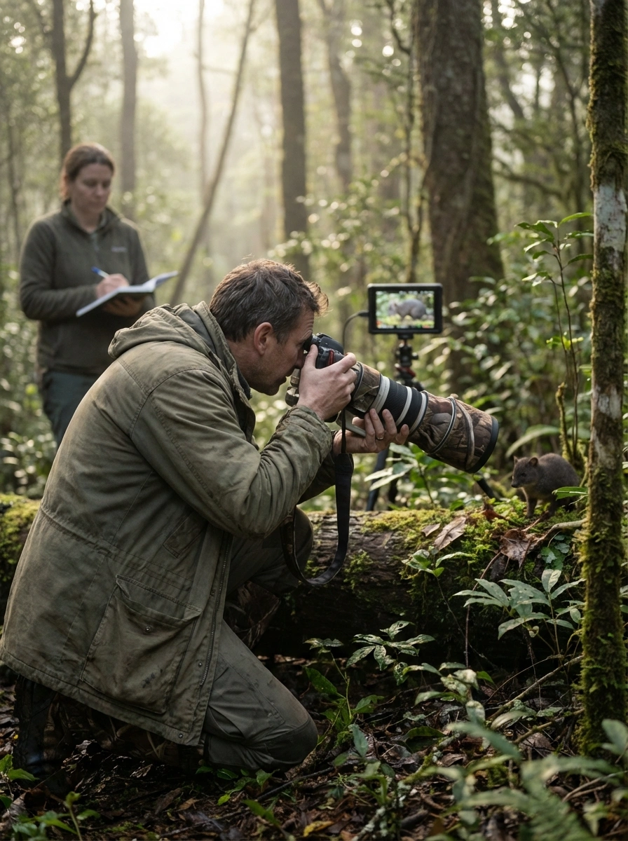 Wildlife conservation awareness through imagery