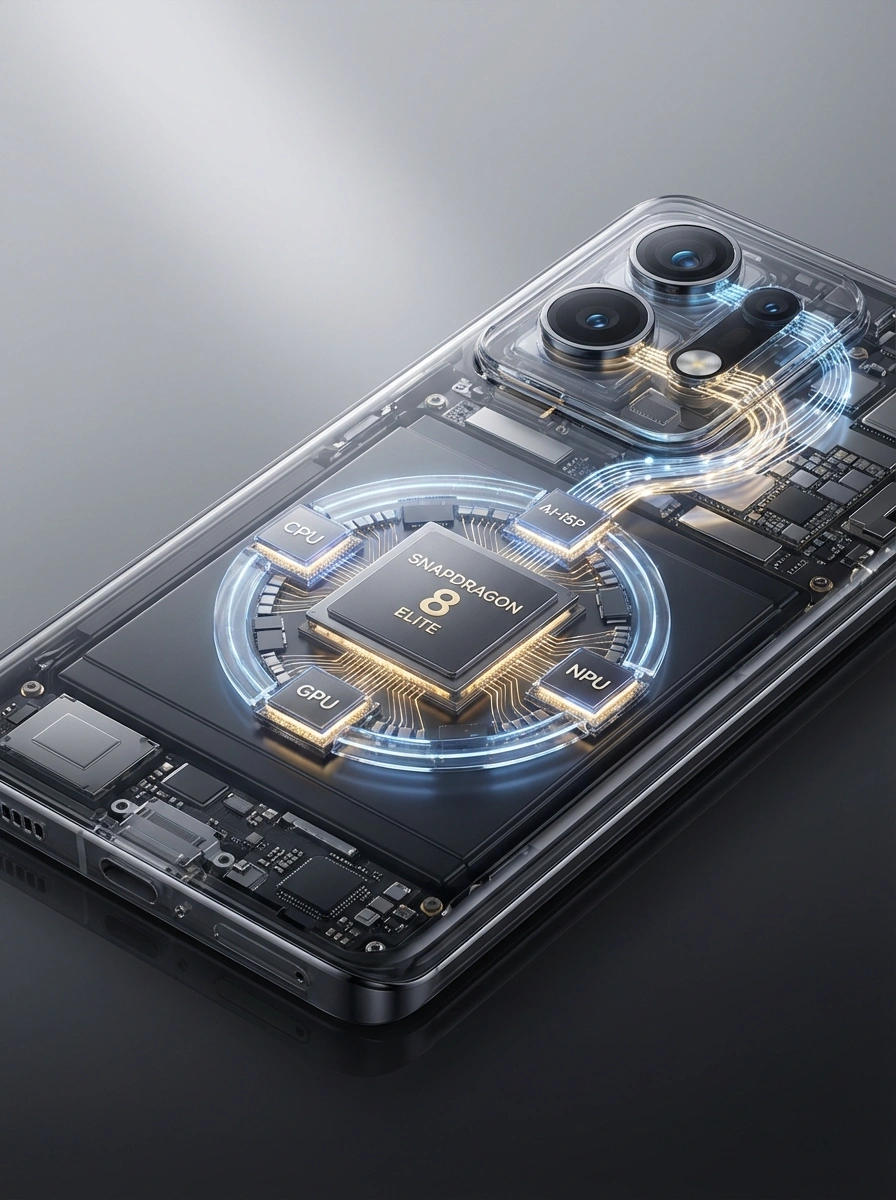 Snapdragon 8 Elite AI-powered ISP visualization