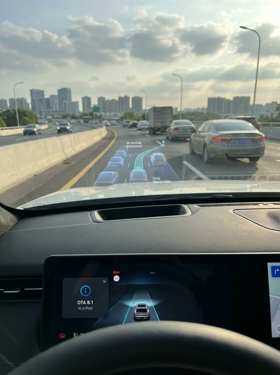Li Auto OTA 8.1 driver model interface