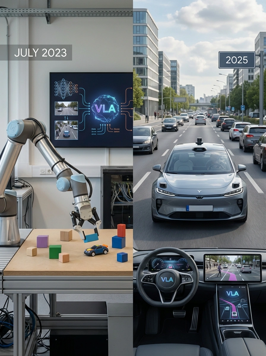 DeepMind RT-2 robotics to automotive transition