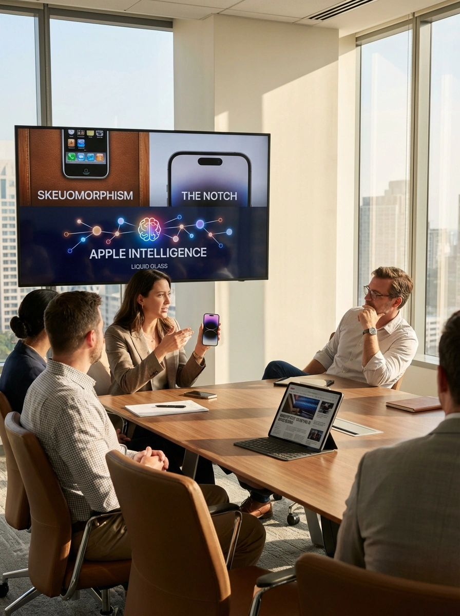 Apple's design evolution and future AI roadmap